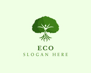 Natural Human Tree Logo