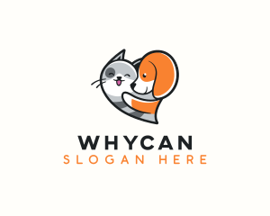 Veterinary - Dog Cat Heart Veterinary logo design