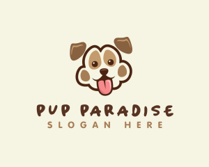 Dog Paw Pet logo design