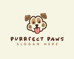 Dog Paw Pet logo design