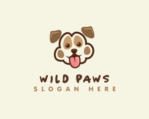 Dog Paw Pet logo design