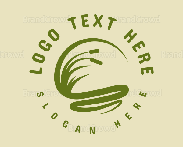 Grass Lawn Care Logo