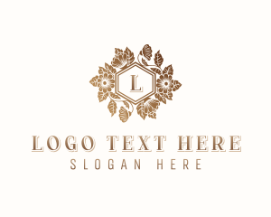 Elegant - Floral Wedding Event logo design