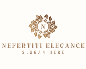 Floral Wedding Event logo design