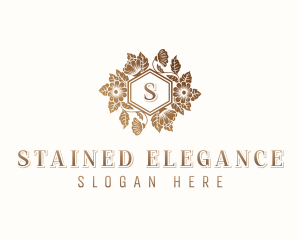 Floral Wedding Event logo design