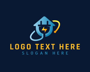 Adaptor - Electric House Plug logo design