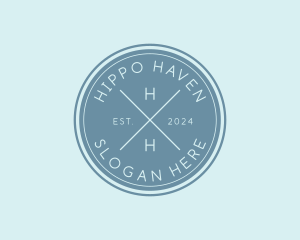 Minimalist Generic Hipster logo design