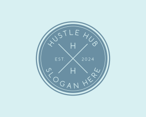 Minimalist Generic Hipster logo design