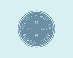 Minimalist Generic Hipster logo design