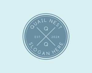 Minimalist Generic Hipster logo design