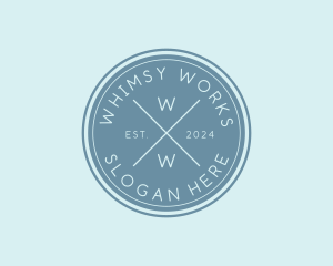 Minimalist Generic Hipster logo design