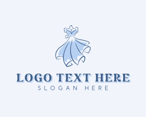 Formal Dress - Seamstress Dress Boutique logo design