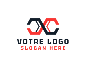 Marketing - Hexagon Business Brand Letter CC logo design