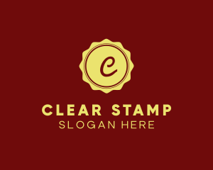 Elegant Stamp Badge logo design