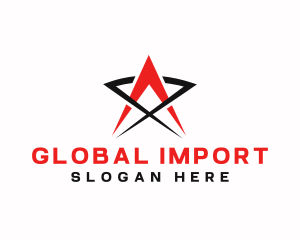 Import - Star Arrow Agency logo design