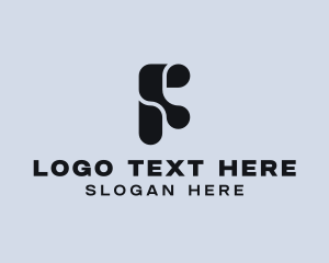 Programming - Tech Business Letter F logo design