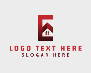 Mortgage - Home Architect Letter E logo design