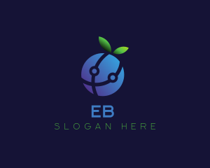 Business - Digital Blueberry Circuit logo design