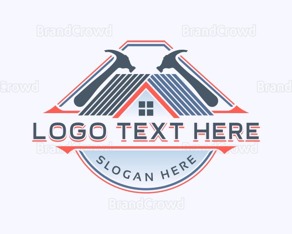 Hammer Carpentry Roof Logo