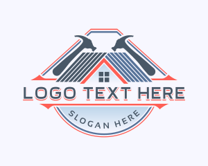 Mortgage - Hammer Carpentry Roof logo design