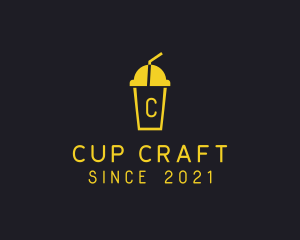 Cup - Slushy Drinking Cup logo design