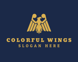 Gold Eagle Aviation logo design