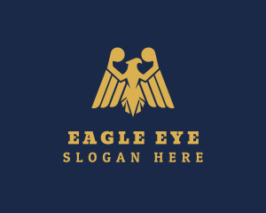 Gold Eagle Aviation logo design