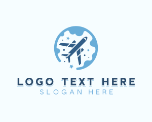 Forwarding - Pilot Freight Aircraft logo design