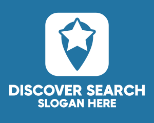 Find - Star Location Pin logo design