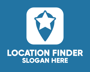 Star Location Pin logo design