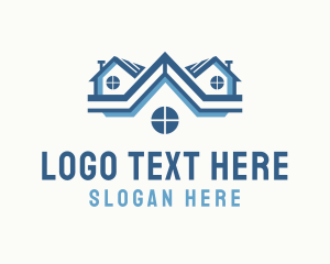 Contractor - Roof House Renovation logo design