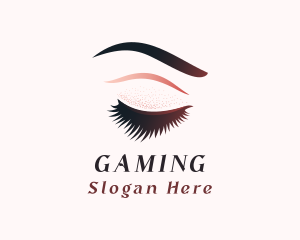 Eyebrow - Glitter Eyelash Makeup logo design