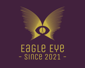 Golden Eye Wings logo design