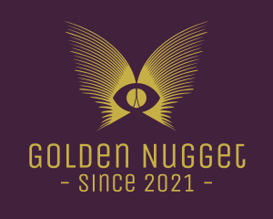 Golden Eye Wings logo design