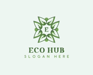 Environmental Eco Garden logo design