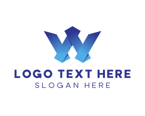 Tech Software Letter W  Logo