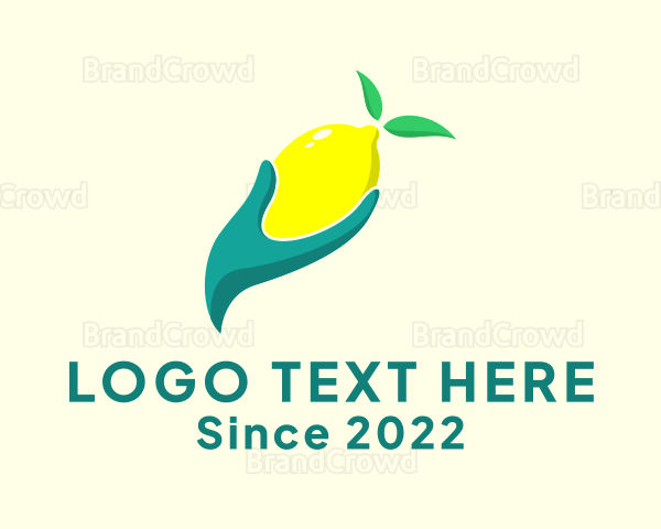 Citrus Lemon Fruit Logo