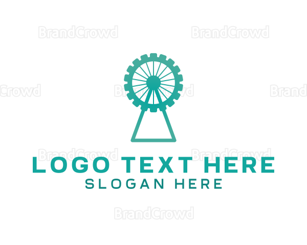 Ferris Wheel  Gear Logo