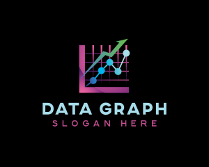 Arrow Chart Graph logo design