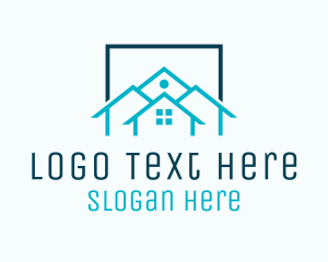 Home Builder - Residential Real Estate House logo design