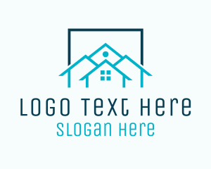 Roofer - Residential Real Estate House logo design