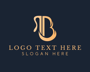 Photography - Luxury Beauty Letter B logo design