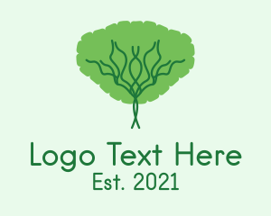 Eco Park - Tree Plant Park logo design