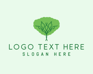 Garden - Tree Plant Park logo design