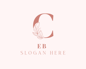 Wedding - Elegant Leaves Letter C logo design