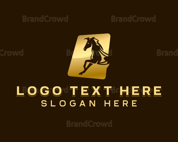 Equine Horse Stallion Logo