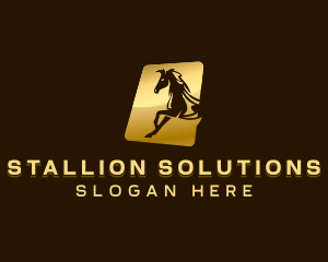 Stallion - Equine Horse Stallion logo design