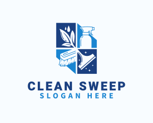 Sweep - Housekeeping Sanitation Chores logo design