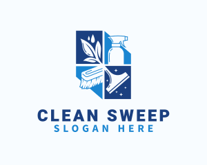 Sanitation - Housekeeping Sanitation Chores logo design