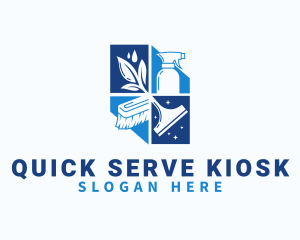 Housekeeping Sanitation Chores logo design